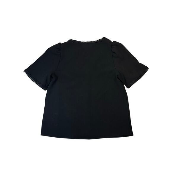 Sezane Valencia Blouse Black - Size 34 - XS/Small - Picture 5 of 8